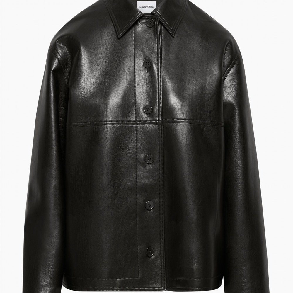 Sunday Best Classic Black Leather Jacket
